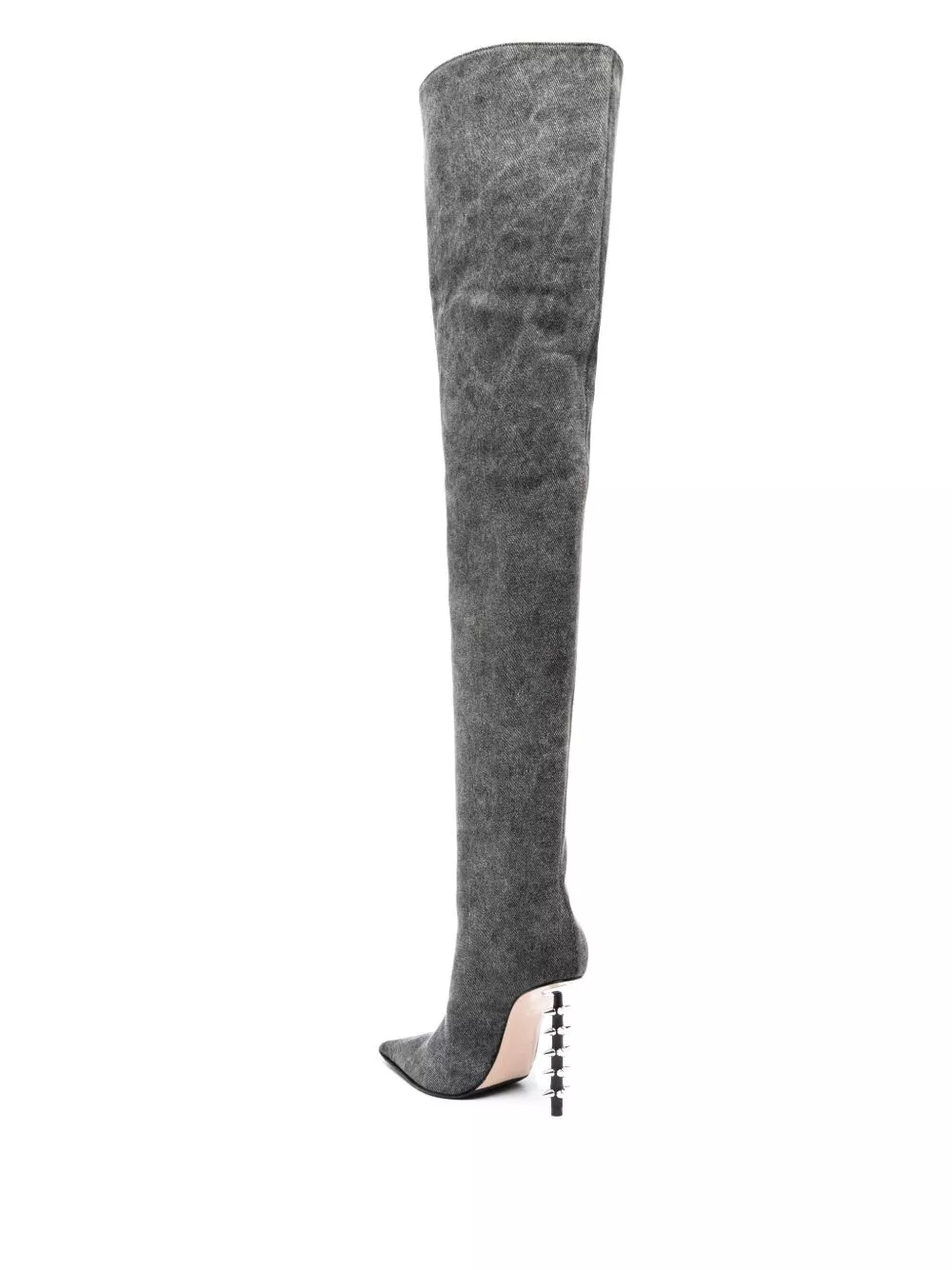 Affordable Le Silla Jagger 125mm denim knee boots Women 0113