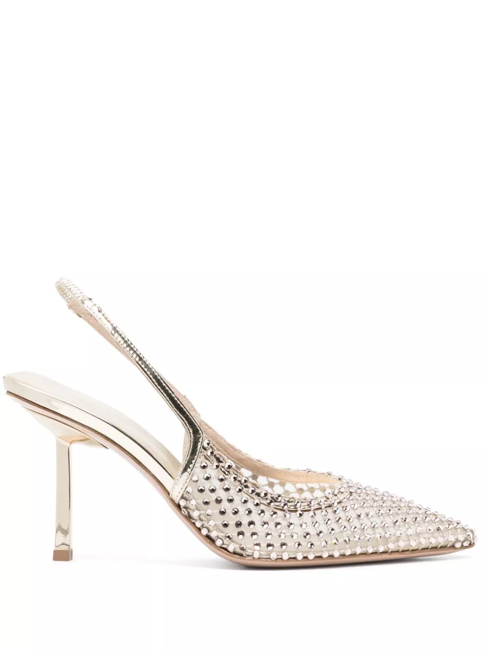 Le Silla Gilda 85mm crystal-embellished pumps Women 0116