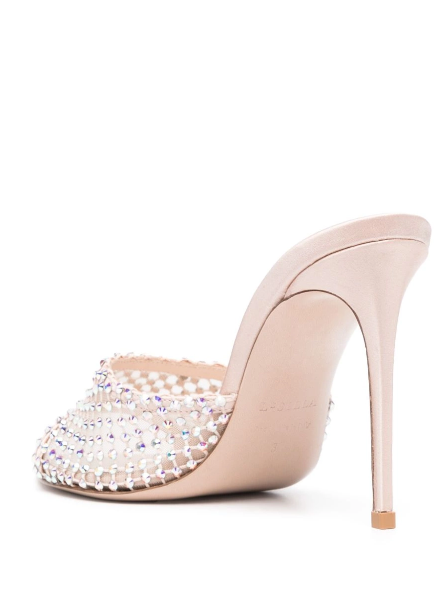 Affordable 100mm Women Silla Gilda mules Le crystal-embellished 0315