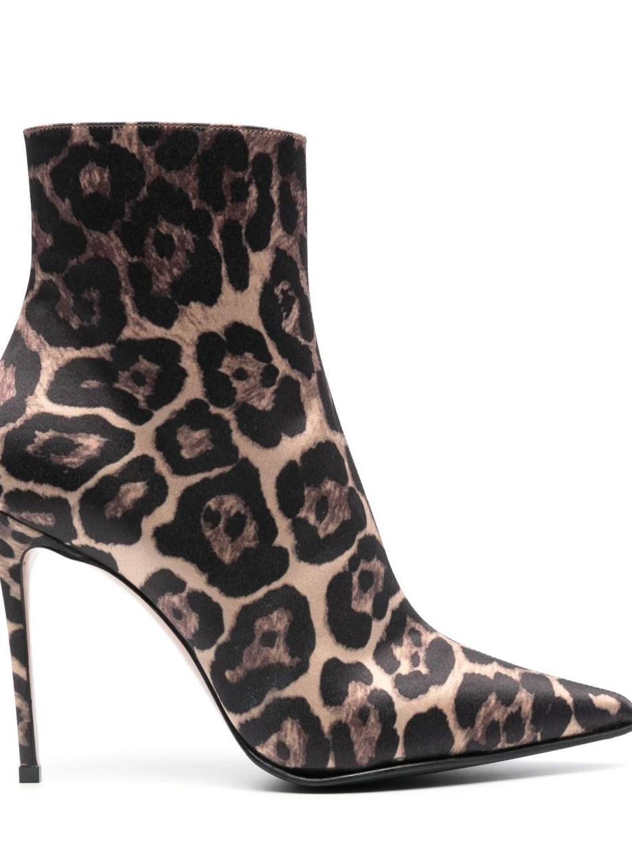 Affordable 100mm Silla Women Eva boots leopard-print Le 0318