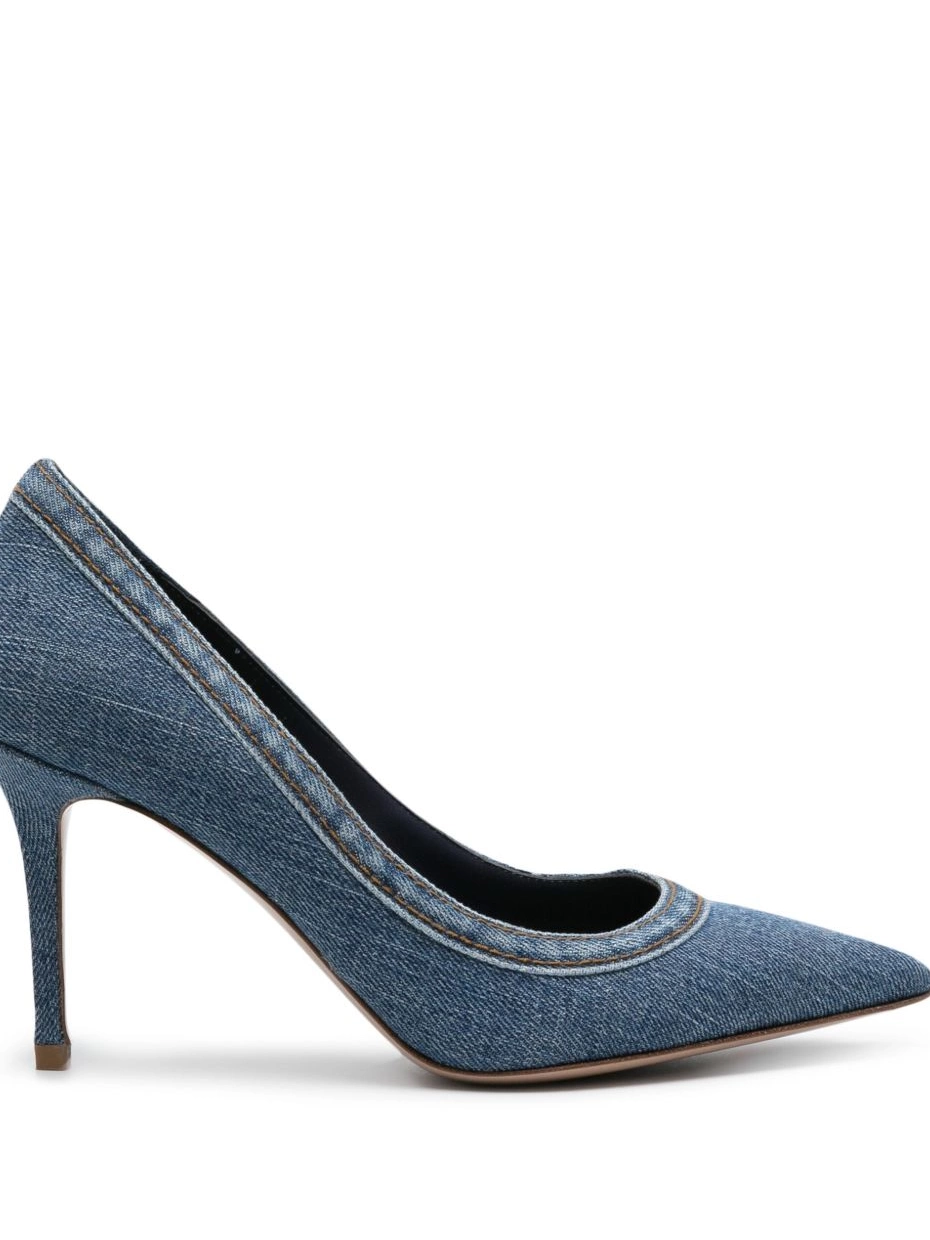 Affordable pumps Silla Le Women 90mm Eva denim 0315