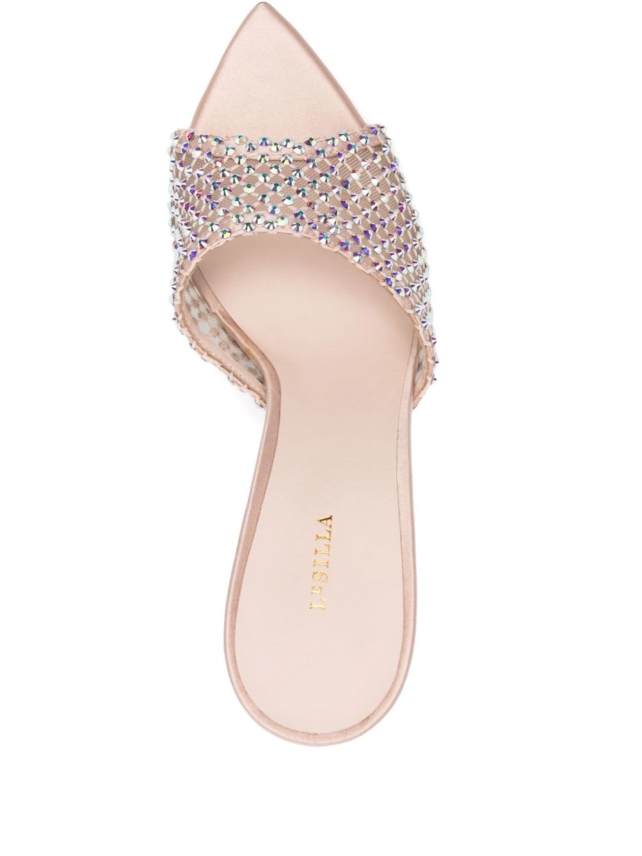 Affordable 100mm Women Silla Gilda mules Le crystal-embellished 0315