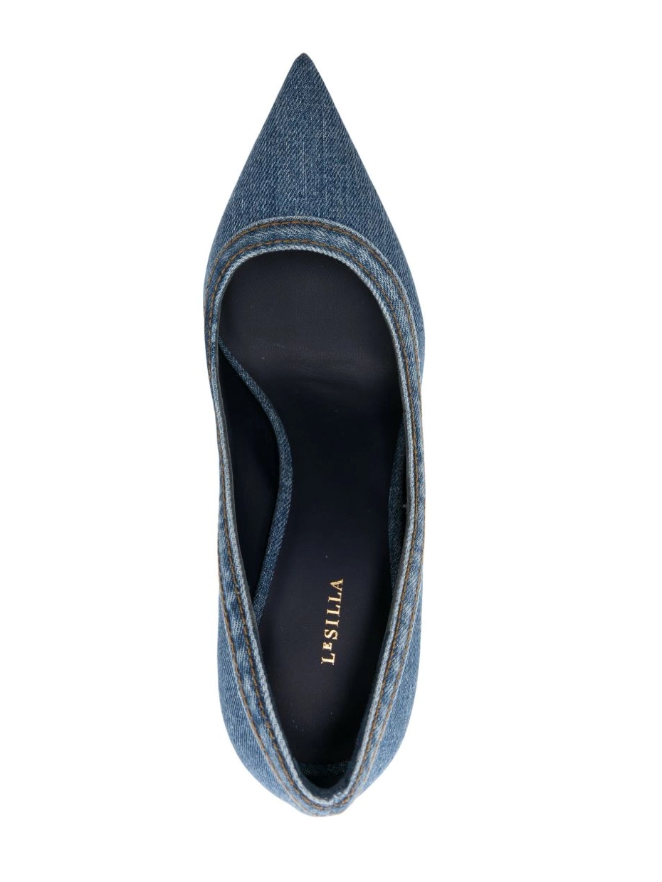 Affordable pumps Silla Le Women 90mm Eva denim 0315