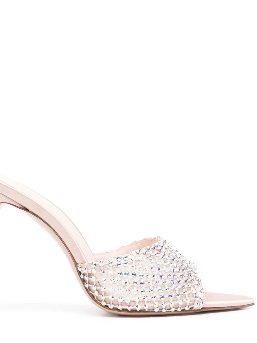 Affordable 100mm Women Silla Gilda mules Le crystal-embellished 0315