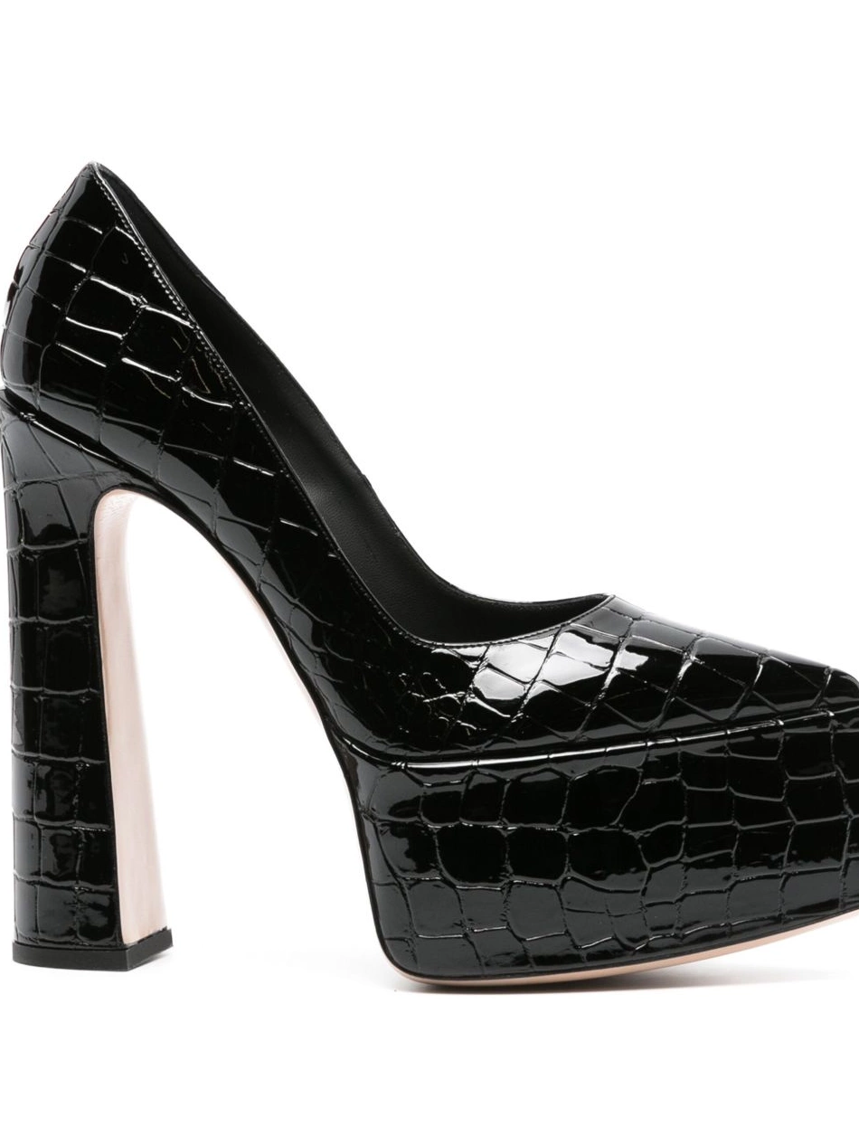 Women Silla 170mm pumps Nina crocodile-effect Le 0315