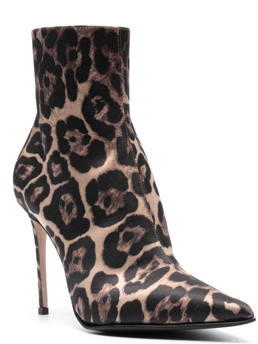 Affordable 100mm Silla Women Eva boots leopard-print Le 0318